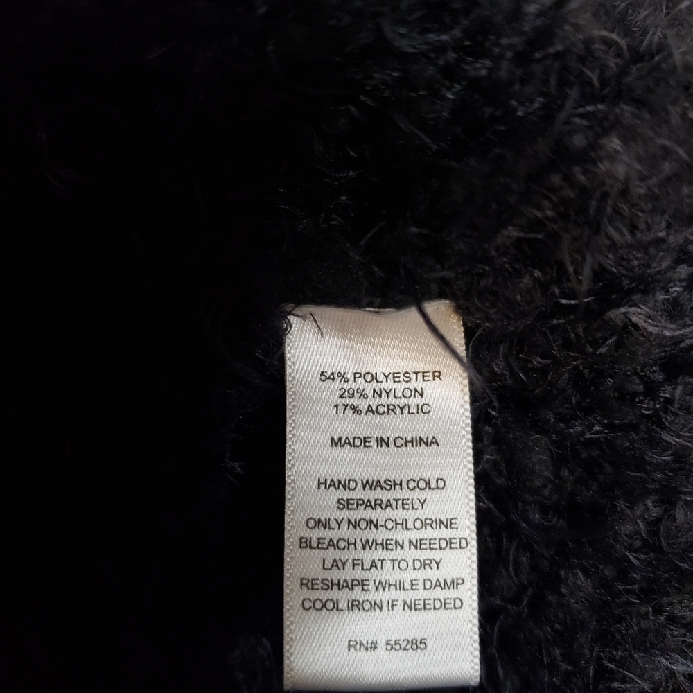 Express Ombre Color Block Fuzzy Sweater - Picture 7 of 7